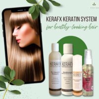 Keratin Smoothing Treatment Kit with Carbocysteine Molecules